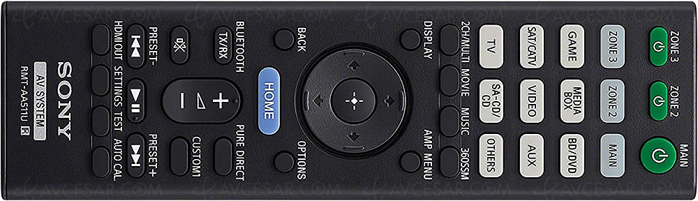 Amplificateur home cinéma 7.2 canaux Sony TA-AN1000